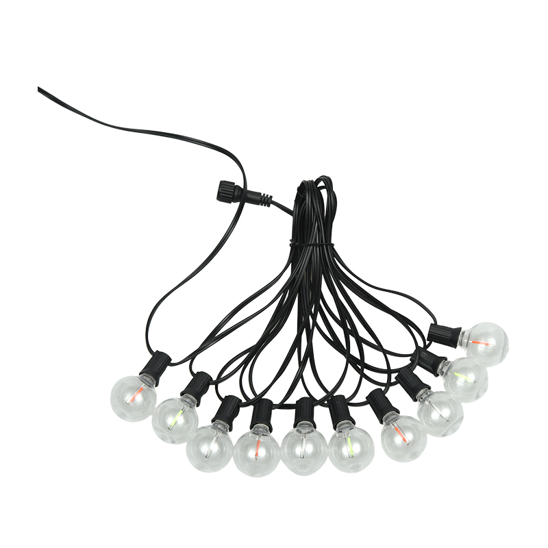 G40 Clip-on E12 Luci a corda colorate a spirale