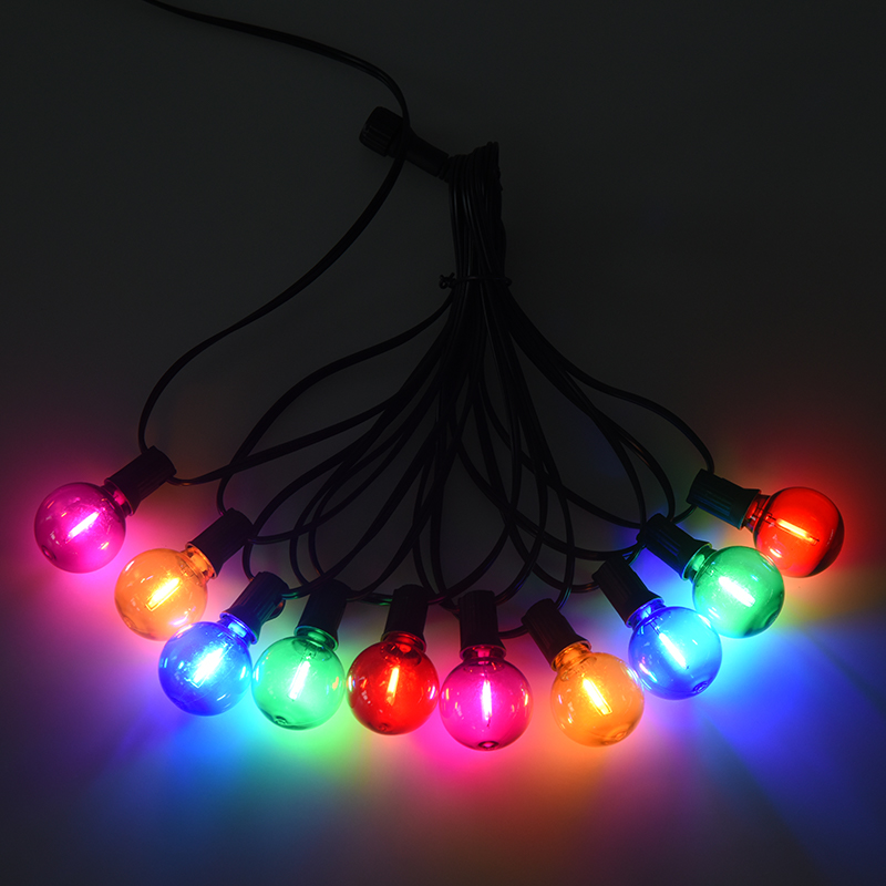 G40 Clip-on E12 Luci decorative colorate a spirale