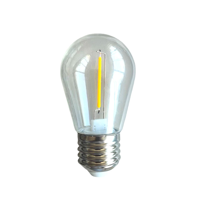 Lampada a sospensione S14 staccabile con base a vite E27, luce bianca calda a risparmio energetico