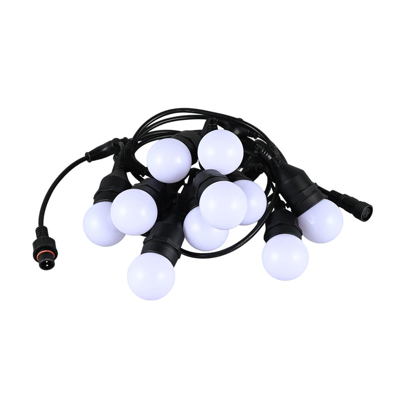 G45 Tipo sospeso E27 Luci lampeggianti sincronizzate a spirale RGB