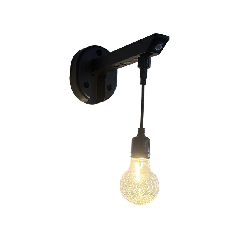 Lampada da parete solare diffusa con motivo diamante (forma lampadina A60)